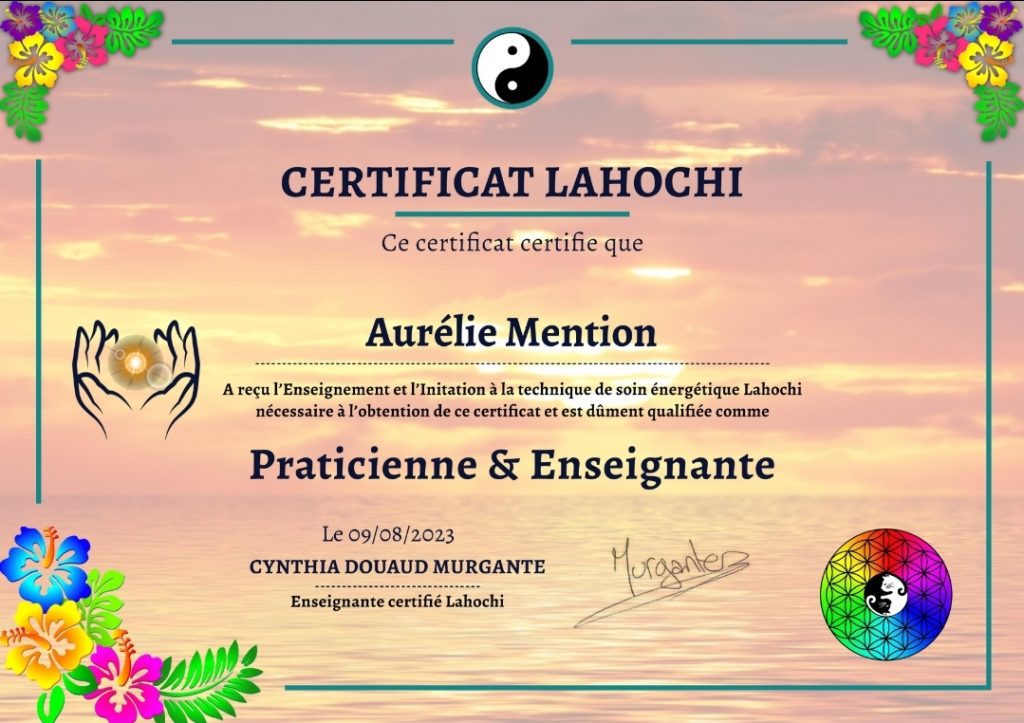 diplôme Lahochi