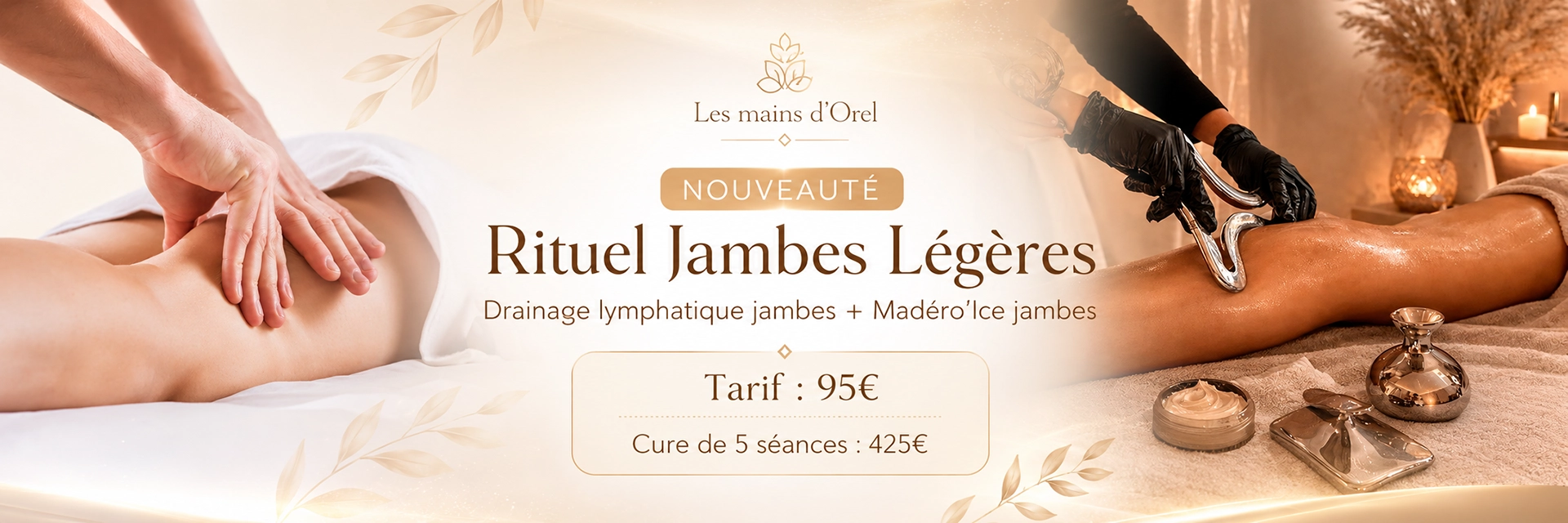 Bannière rituel jambes légères